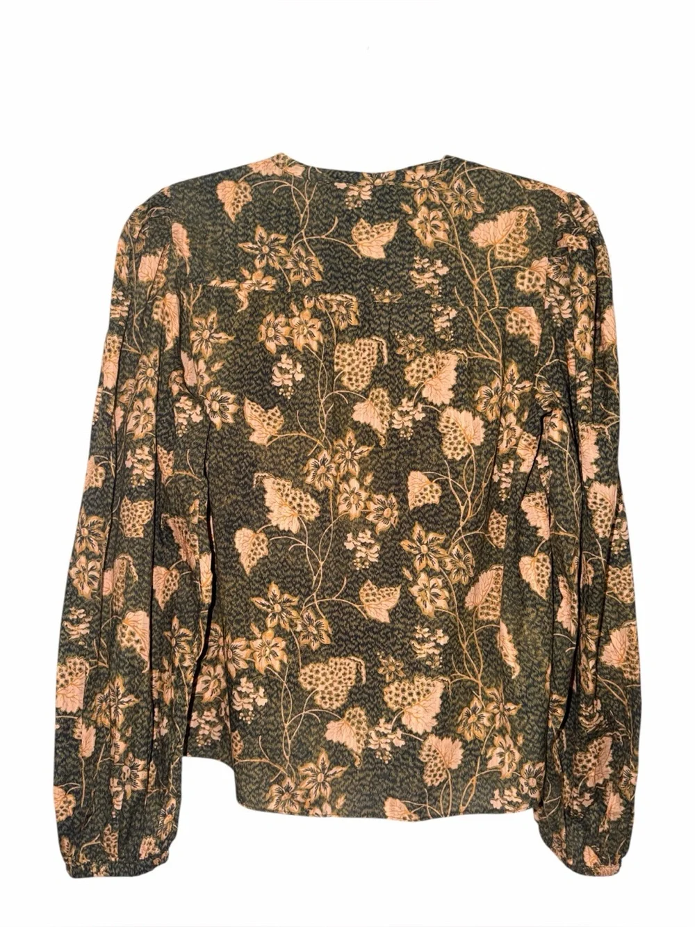 Ulla Johnson Tillie Blouse In Balsam Size 0 Floral Tie Neck Boho NWT